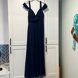 Navy gown